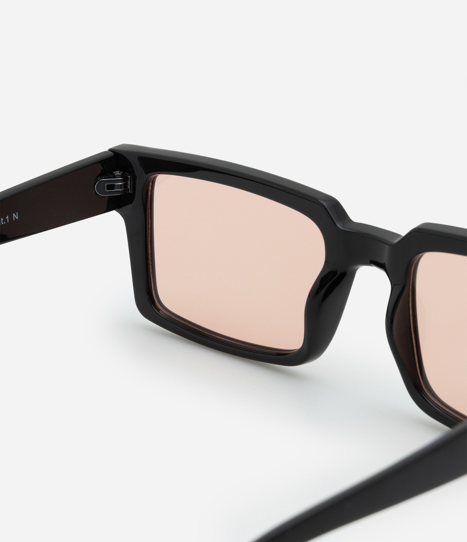 Óculos de Sol Quadrado com Lente Clara Preto 6