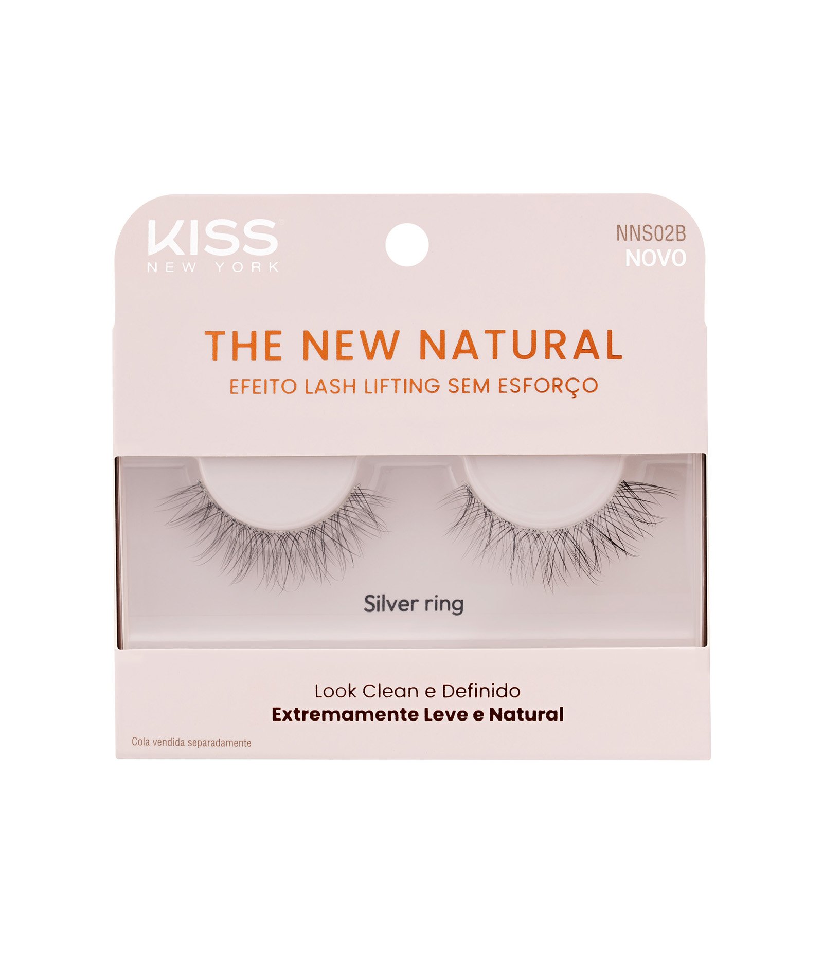 Cílios Postiços KNY The New Natural STRIP 02 Preto 1