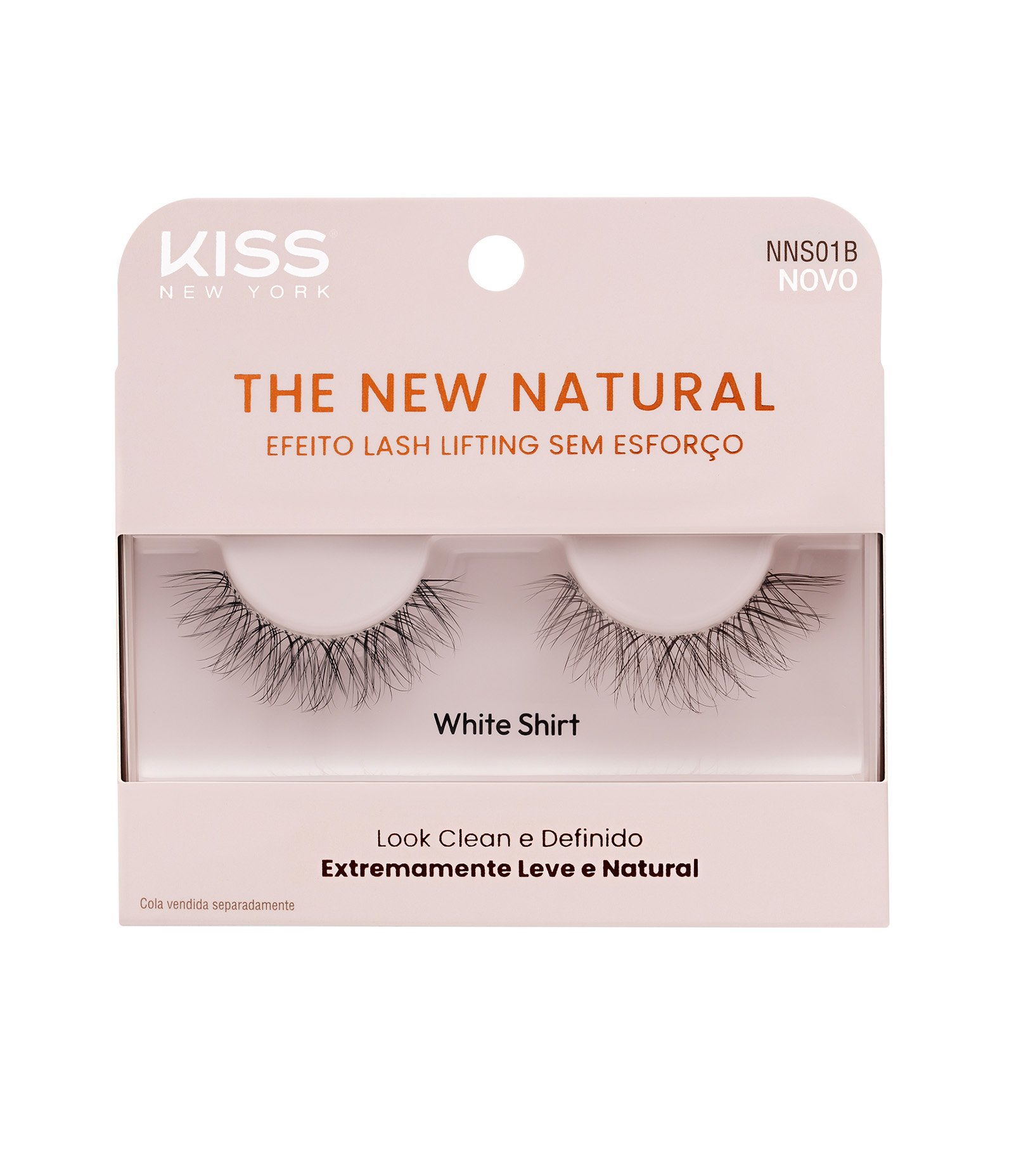 Cílios Postiços KNY The New Natural STRIP 01 Preto 1