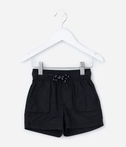 Bermuda Infantil em Microfibra com Bolsos - Tam 1 a 6 Anos