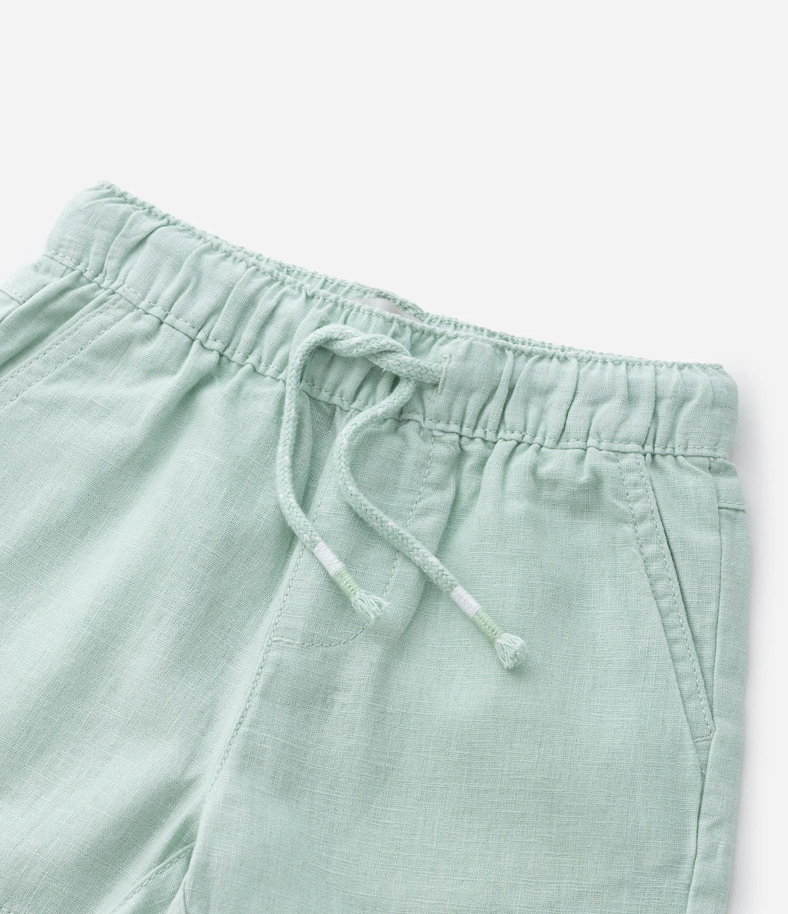 Bermuda Infantil em Linho com Bolsinho - Tam 1 a 5 Anos Verde 8