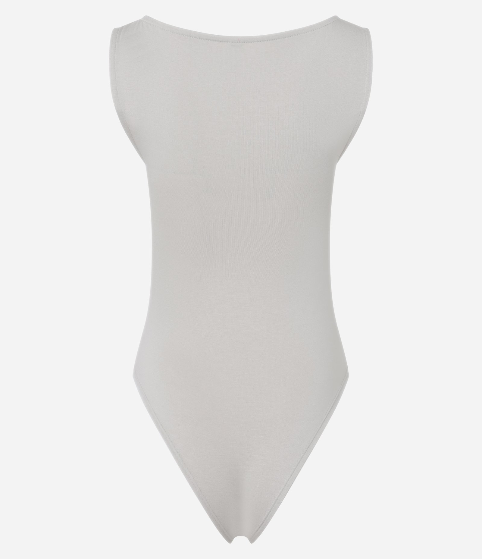 Body em Malha de Viscose com Decote Canoa Cinza 2