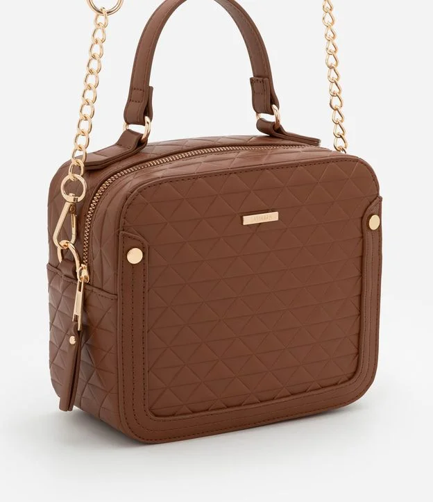 Bolsa Câmera Bag Transversal Média com Alça com Corrente