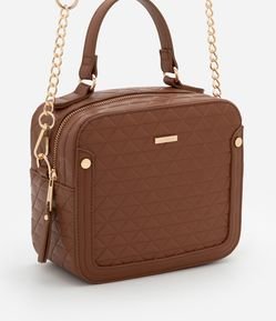 Bolsa Câmera Bag Transversal Média com Alça com Corrente