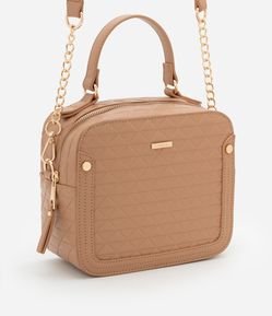 Bolsa Câmera Bag Transversal Média com Alça com Corrente