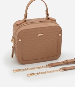 Bolsa Câmera Bag Transversal Média com Alça com Corrente