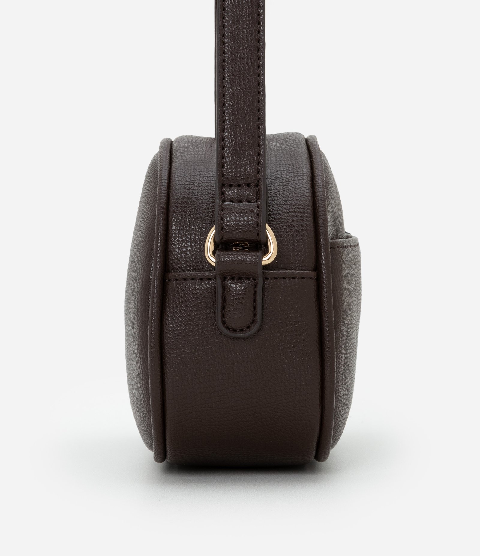 Bolsa Transversal Câmera Bag Pequena com Textura Floater Vinho 2