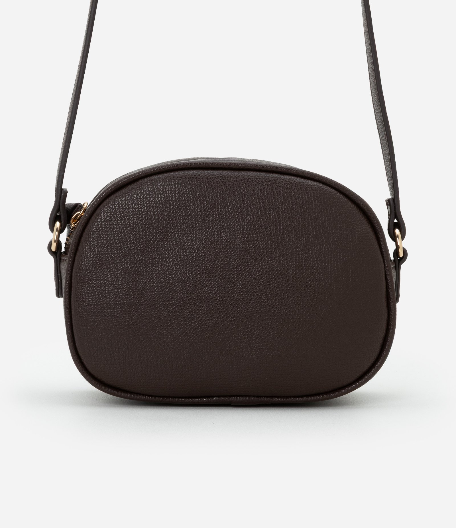 Bolsa Transversal Câmera Bag Pequena com Textura Floater Vinho 3