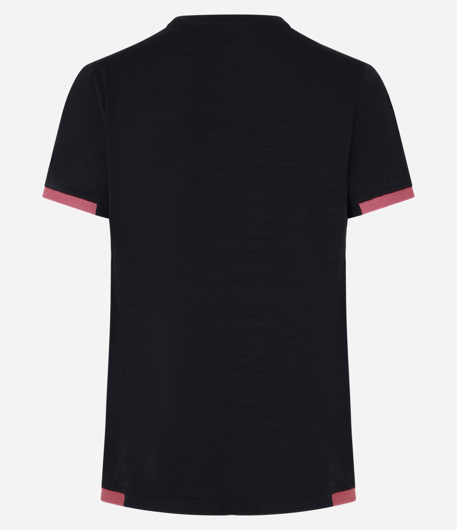 Camiseta Esportiva em Microfibra Efeito Mescla e Detalhe Contrastante Preto 5