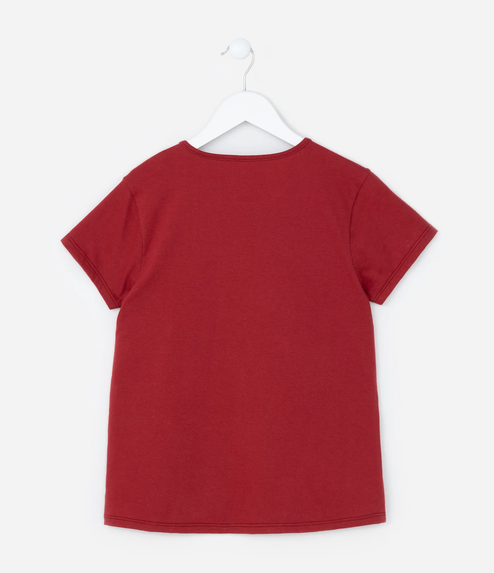 Camiseta Infantil com Estampa Lacinhos - Tam 5 a 14 Anos Vermelho 2