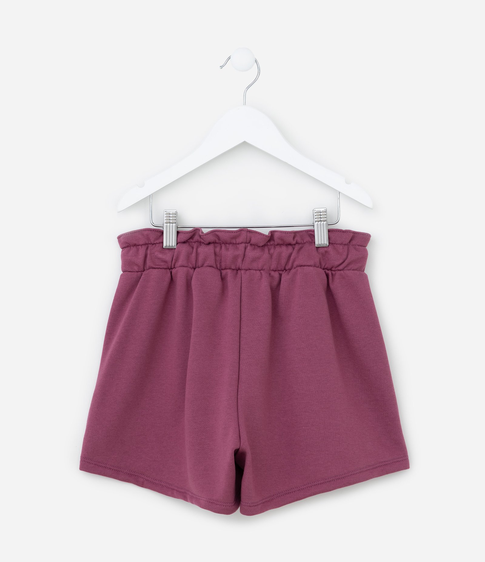Short Clochard Infantil em Moletinho com Bolso - Tam 5 a 14 Anos 2