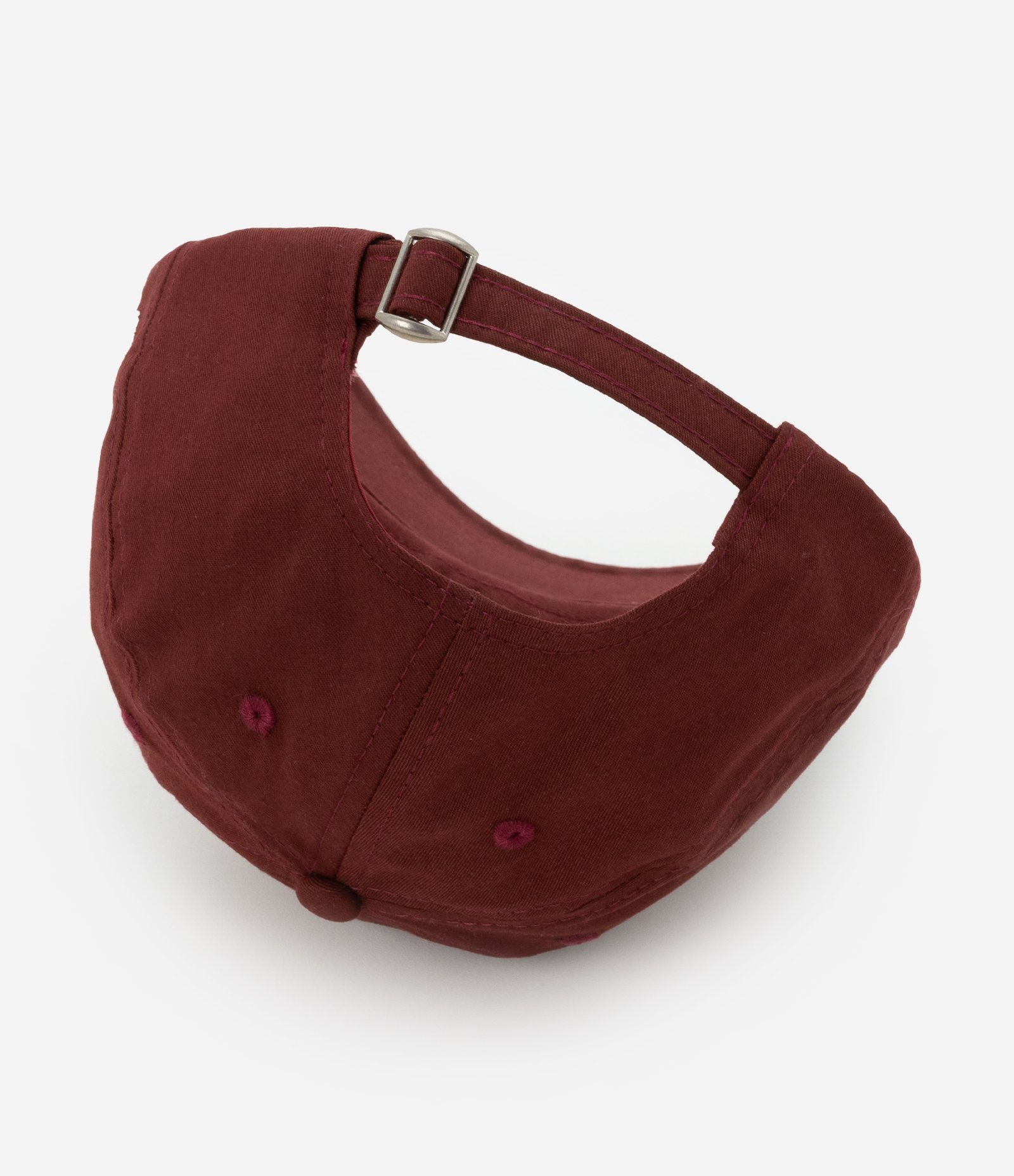 Boné Aba Curva em Sarja com Bordado Coração Love Marrom 4