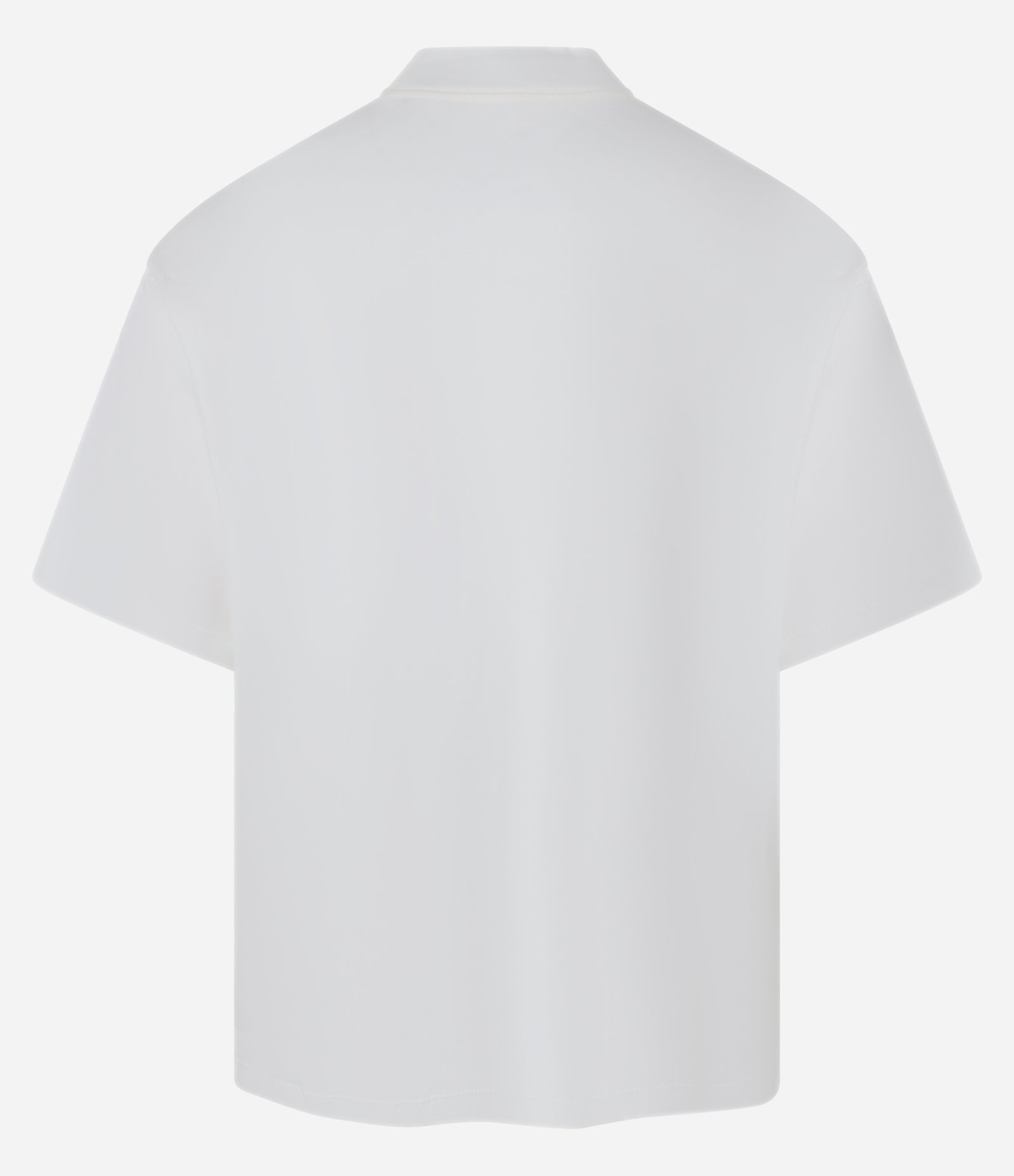 Camiseta Boxy em Malhão com Gola Larga e Estampa Lettering Branco 2
