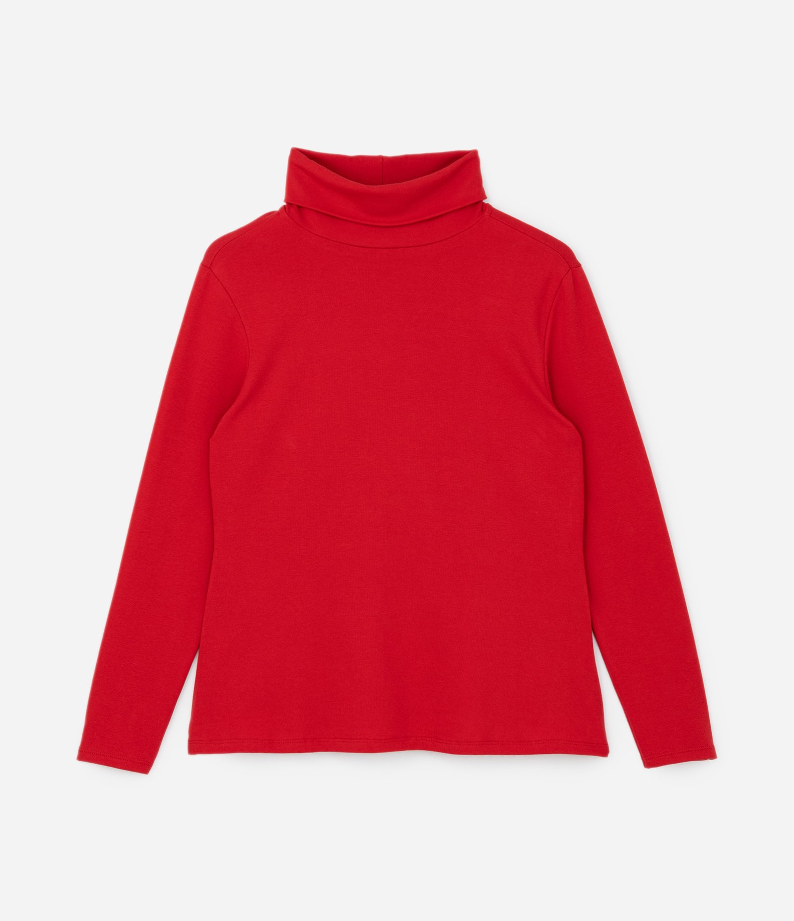 Blusa em Ribana com Gola Alta Curve & Plus Size Vermelho 1