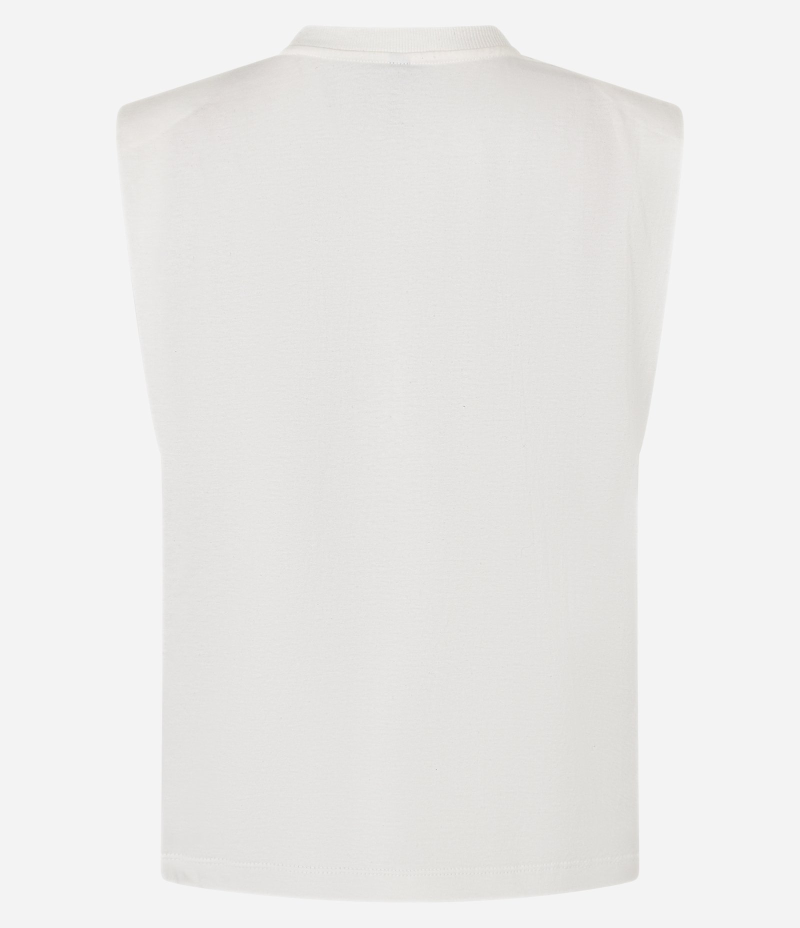 Blusa Muscle Alongada em Algodão com Estampa Sol de Verão Branco 5