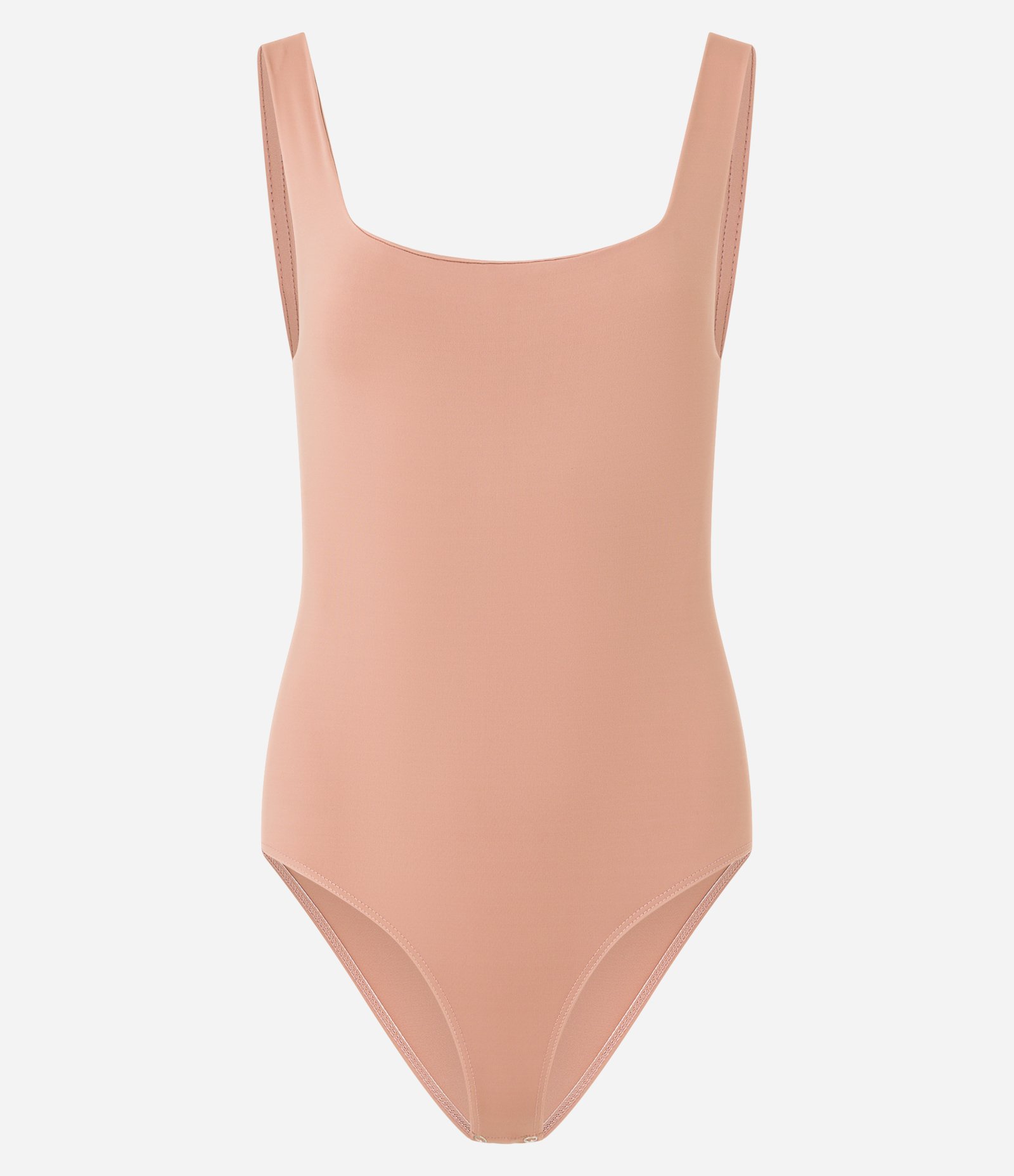 Body em Poliamida com Decote Redondo e Alça Média Laranja Coral 4