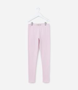 Calça Legging Infantil em Cotton com Brilhinhos - Tam 5 a 14 Anos