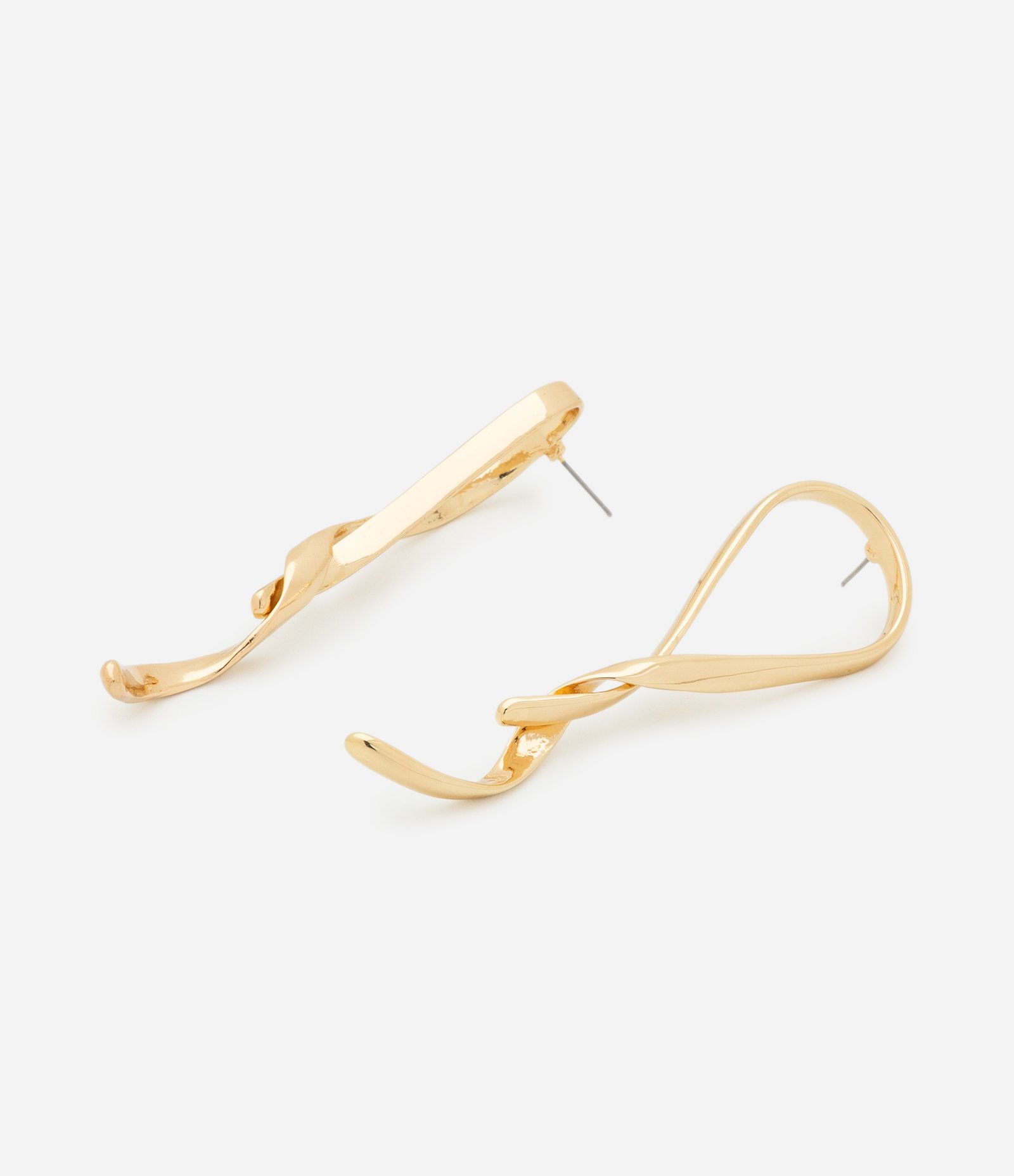 Maxi Brinco em Metal Fio Torcido Dourado 3