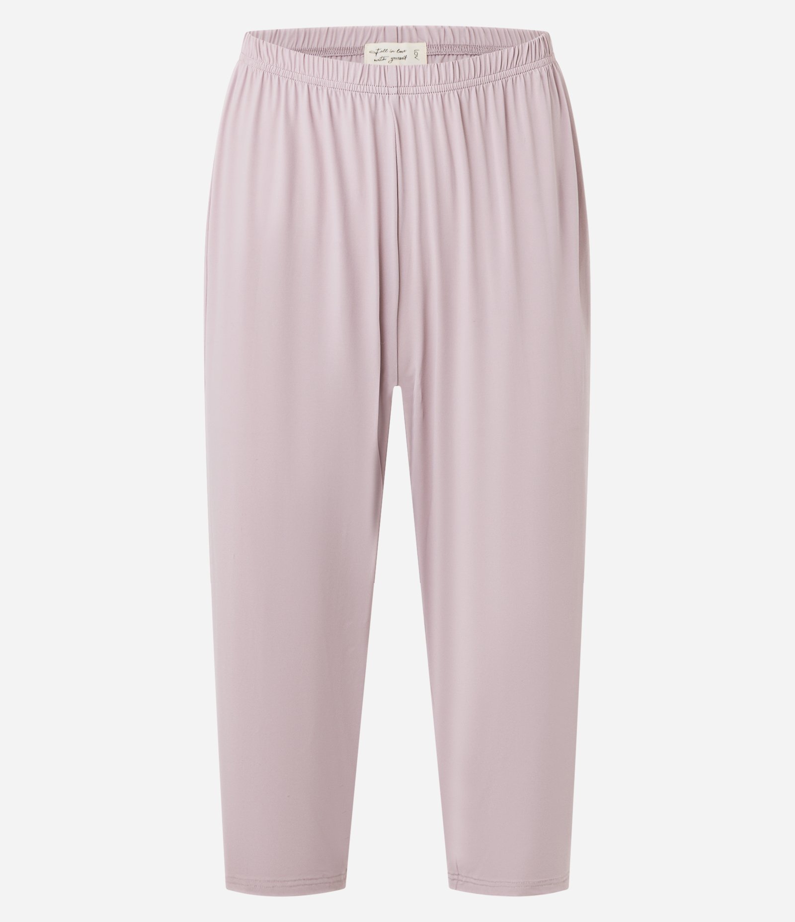 Pijama Calça Capri e Detalhes em Renda na Manga Rosa 7