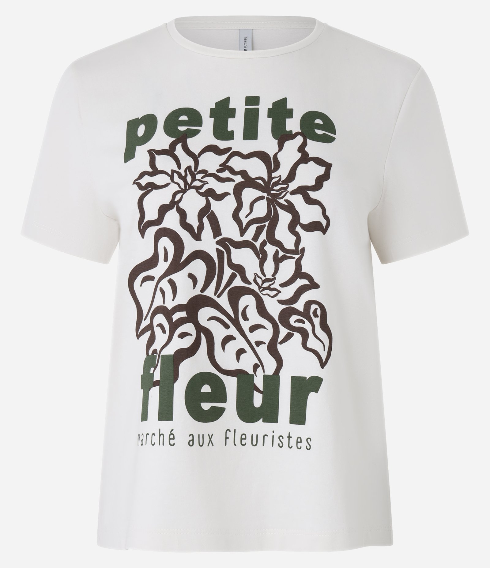 Blusa em Algodão com Estampa Petite Fleur Branco 5