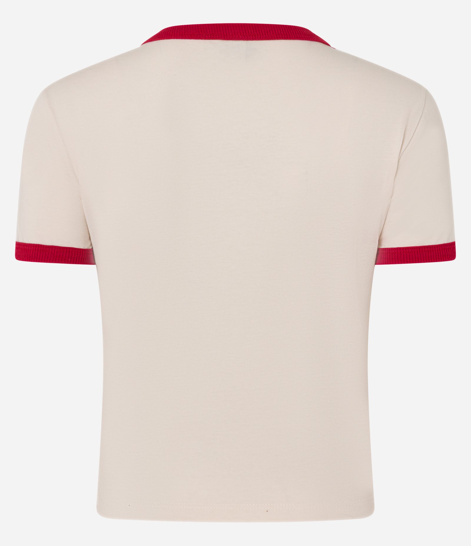 Blusa Cropped em Algodão com Estampa Sweet Delight Bege 2