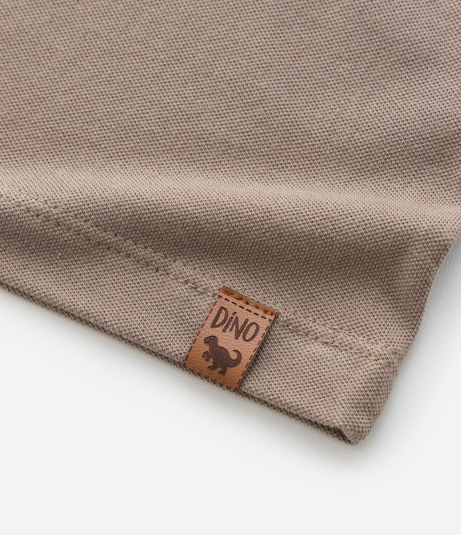 Camiseta Infantil com Estampa de Dinos - Tam 1 a 6 Anos Marrom 4