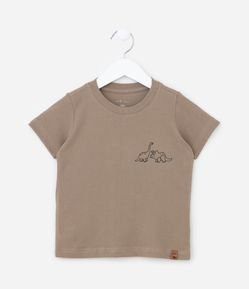 Camiseta Infantil com Estampa de Dinos - Tam 1 a 6 Anos