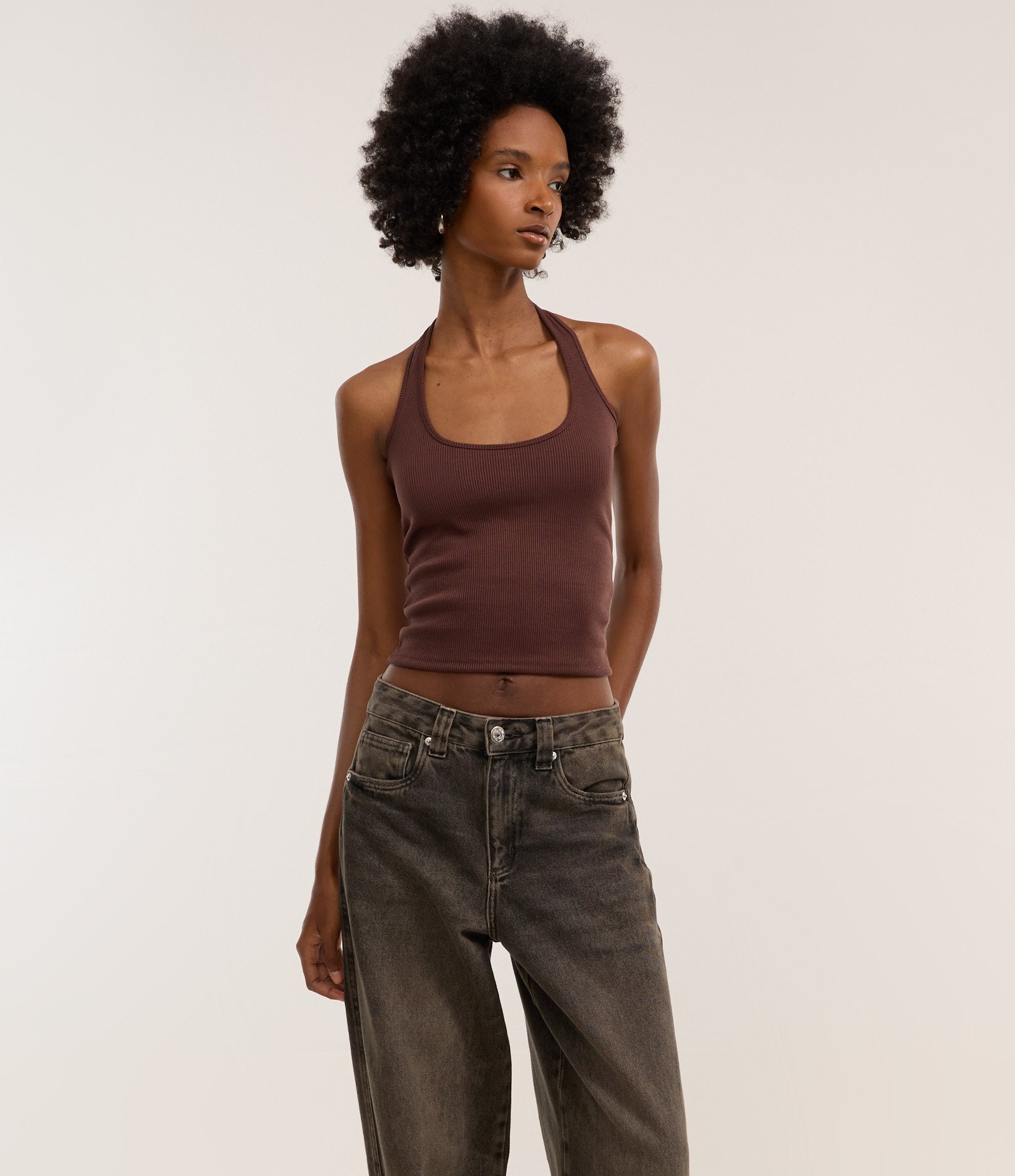Calça Baggy em Jeans com Friso Lateral Preto 2