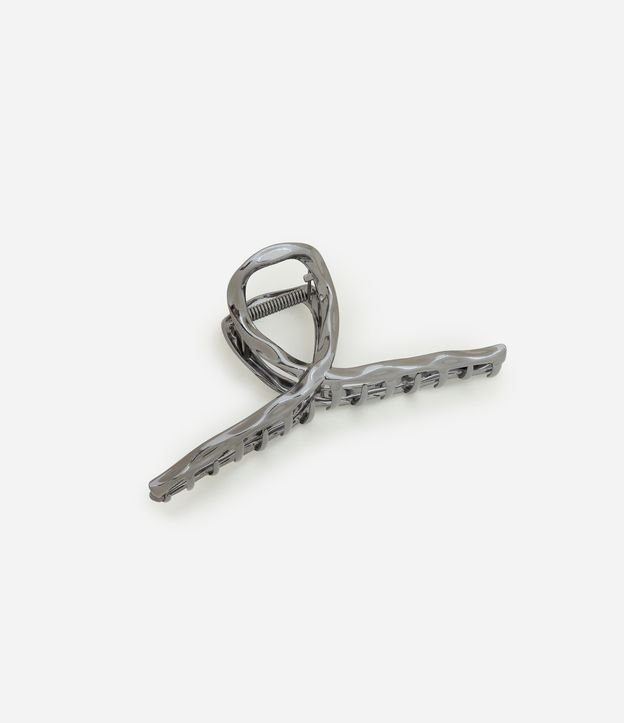 Piranha de Cabelo em Metal com Forma de Infinito Torcido