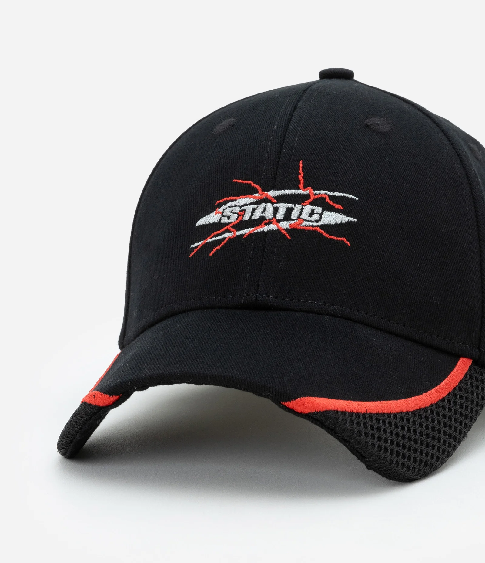 Boné em Sarja com Estampa Bordada Lettering Preto 4