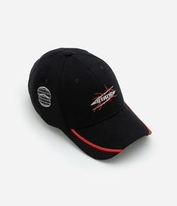 Boné em Sarja com Estampa Bordada Lettering