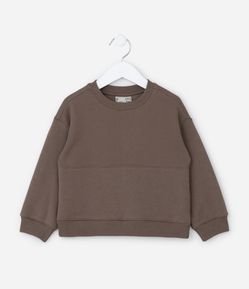 Casaco Infantil em Moletom Texturizado - Tam 1 a 6 Anos