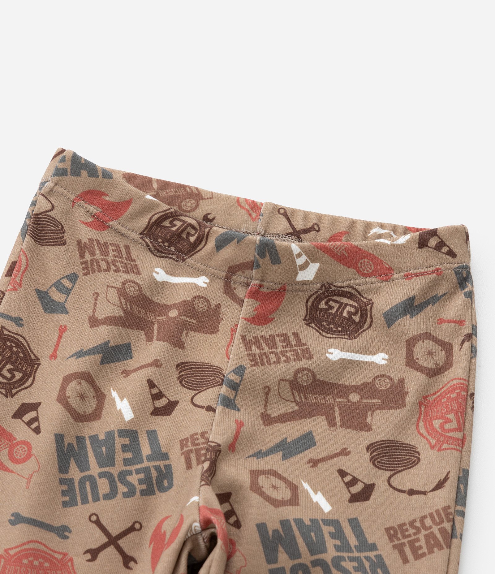 Pijama Infantil em Algodão com Estampa Carros - Tam 2 a 6 Anos Verde/Marrom 7