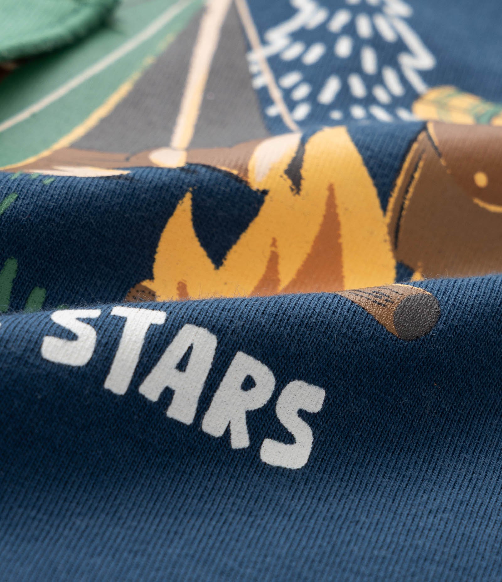 Camiseta Infantil com Estampa Interativa de Cabaninha - Tam 1 a 6 Anos Azul 3