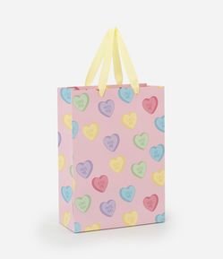 Embalagem de Presente Pequena com Corações