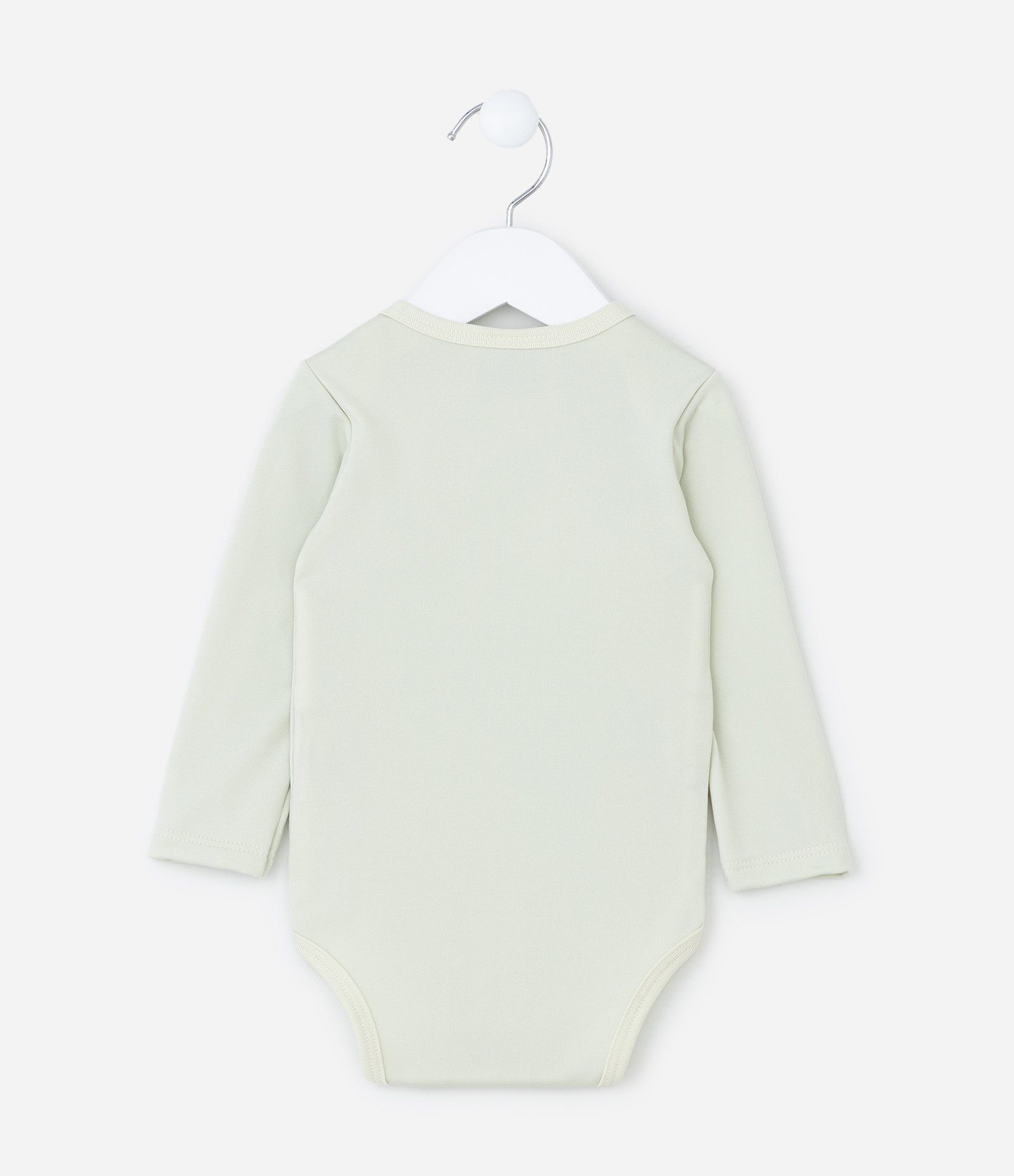Body Longo Infantil Térmico - Tam 0 a 18 meses Verde 2