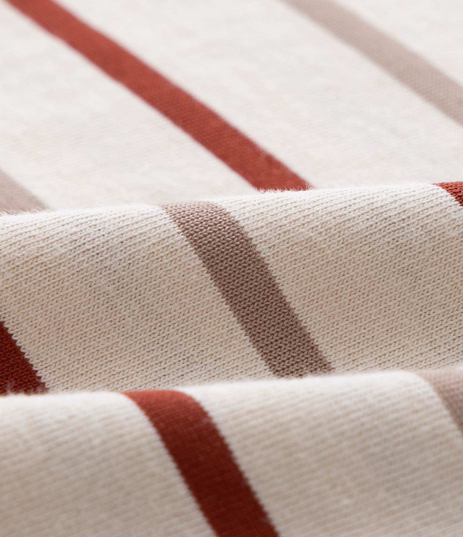 Camiseta Infantil com Bolsinho e Estampa Listrada - Tam 1 a 6 Anos Bege 3