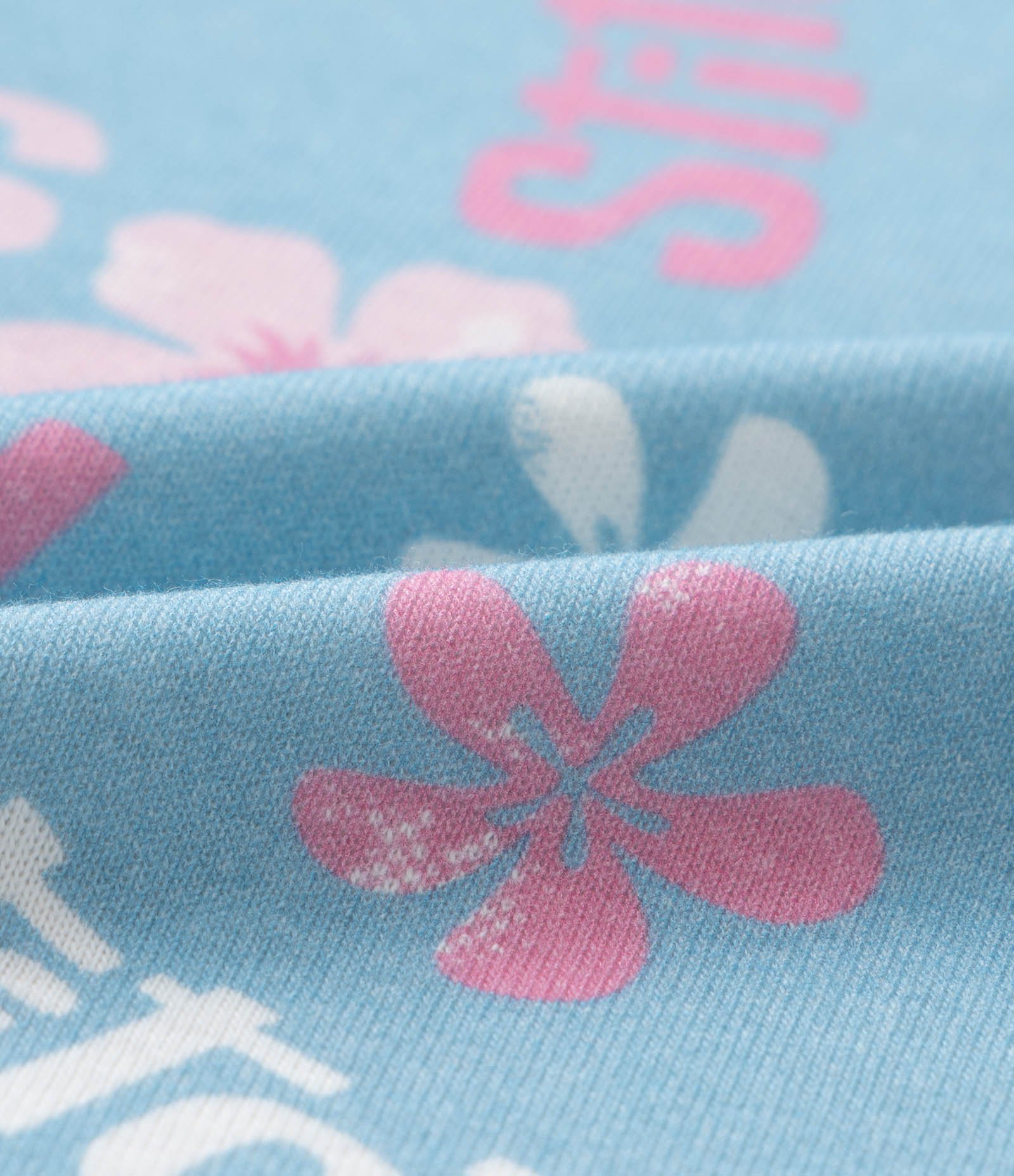 Pijama Infantil em Algodão com Estampa do Stitch - Tam 5 a 14 Anos Branco/Azul 8