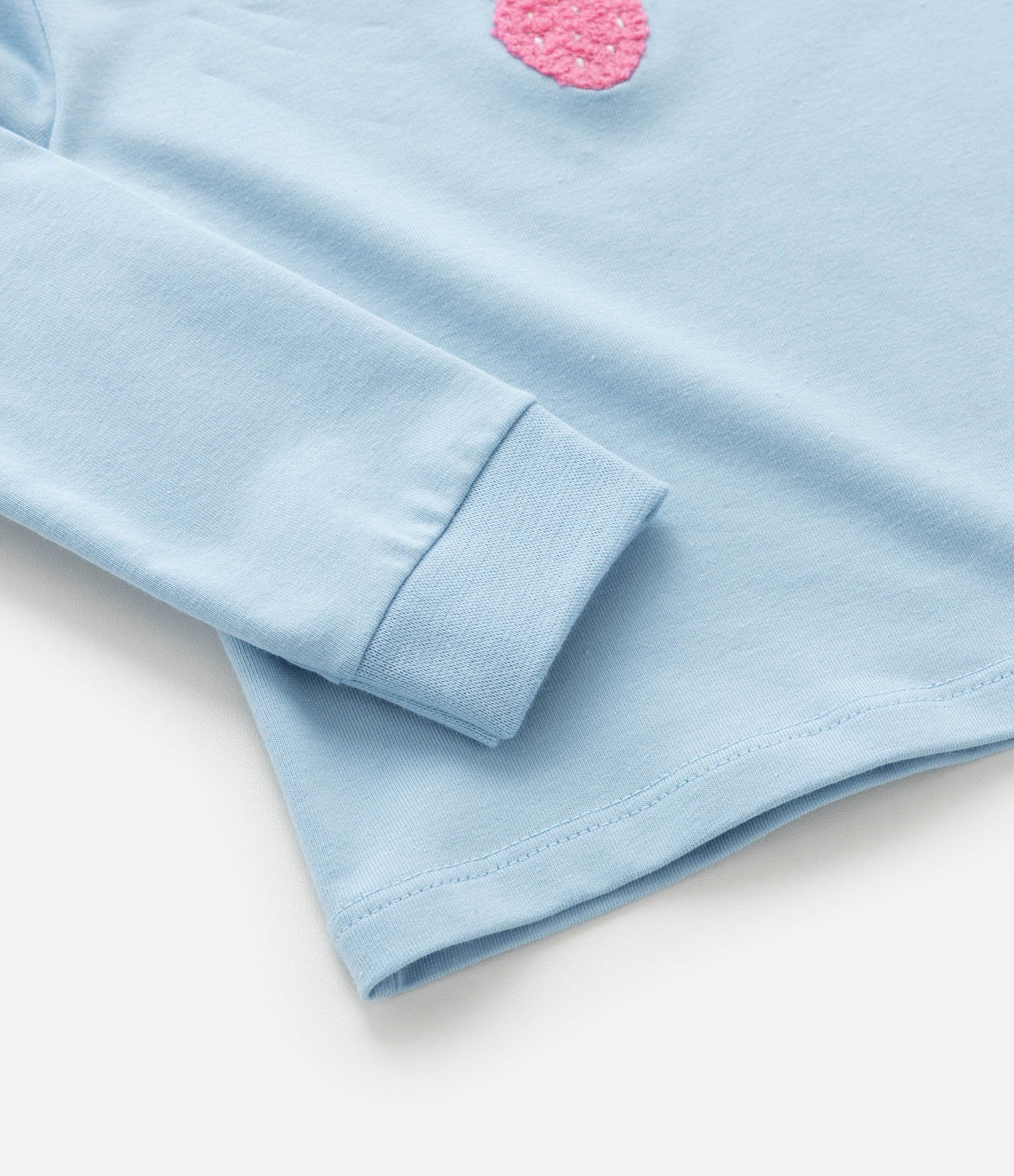 Pijama Infantil com Bordado de Moranguinho - Tam 2 a 4 Anos Azul 9