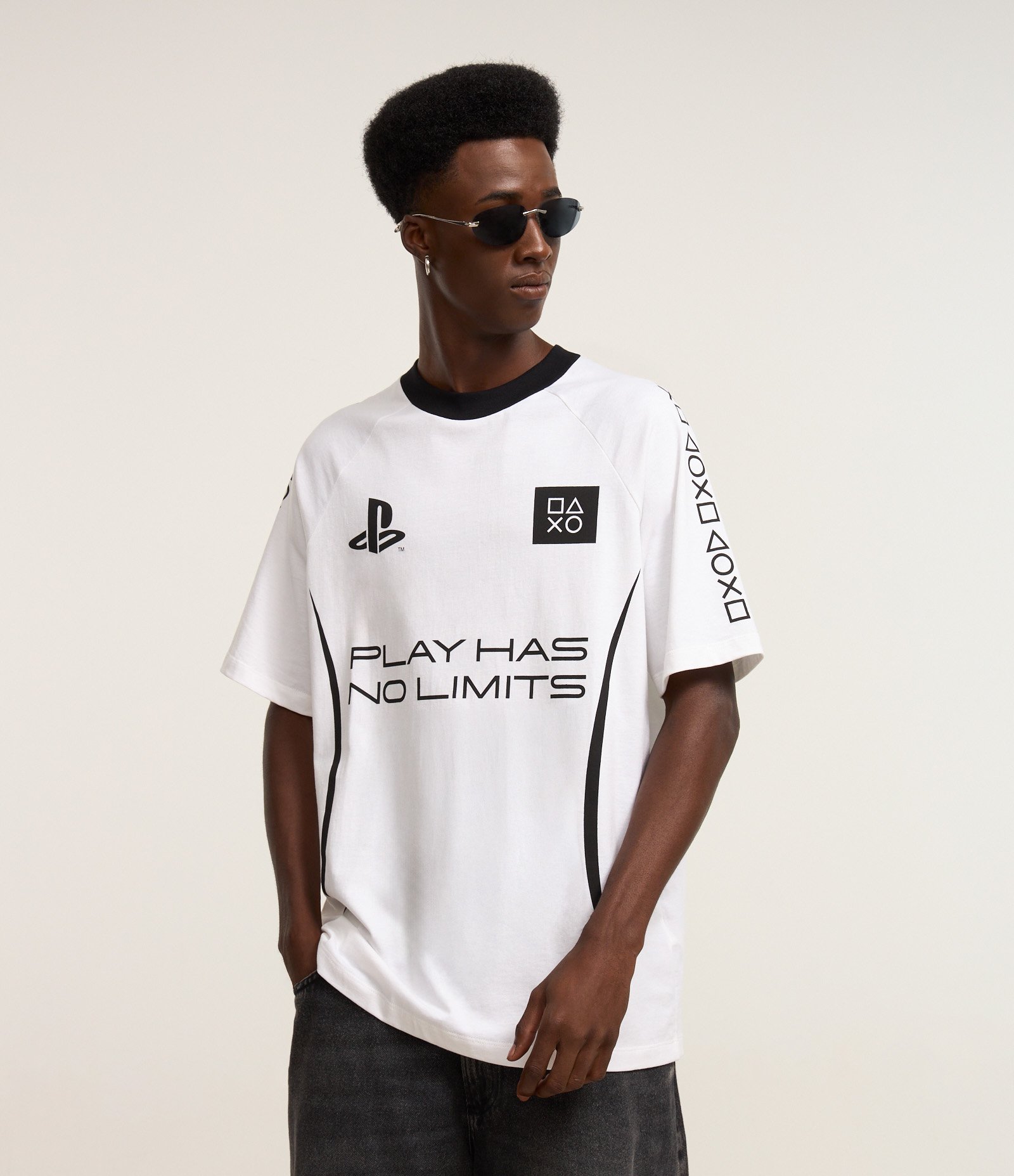Camiseta Comfort Sportcore com Estampa Playstation Branco 1