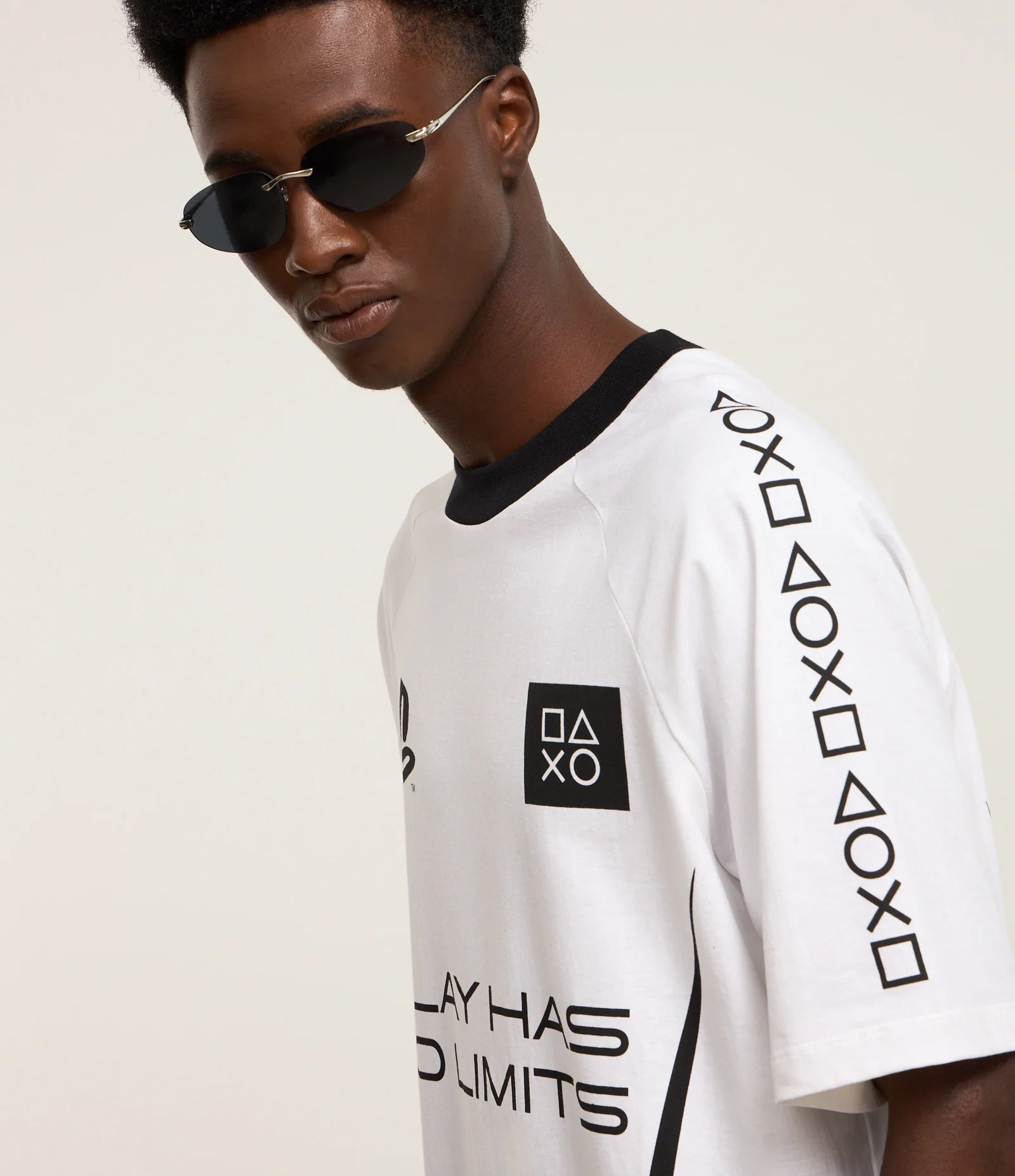 Camiseta Comfort Sportcore com Estampa Playstation Branco 3