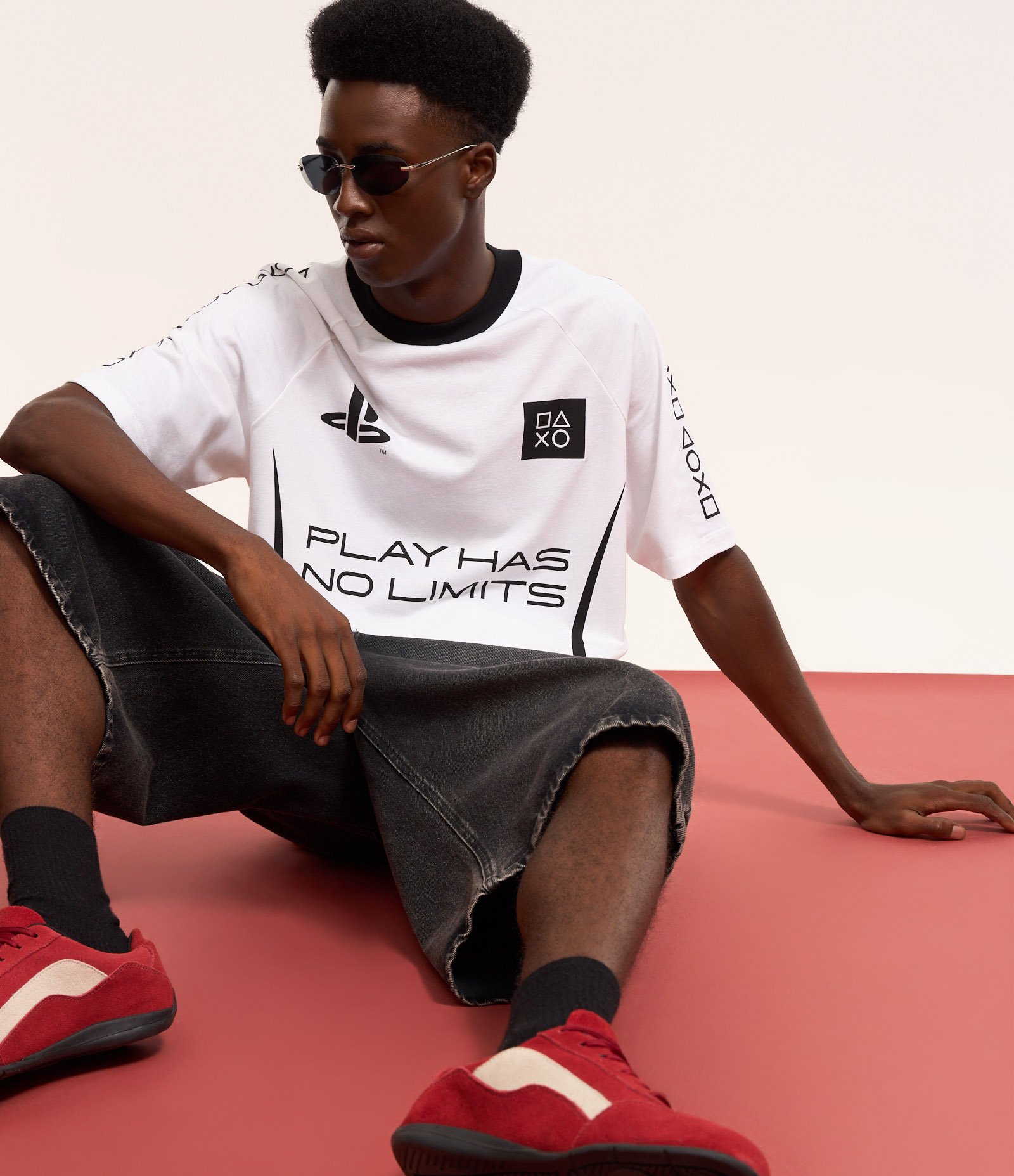 Camiseta Comfort Sportcore com Estampa Playstation Branco 5