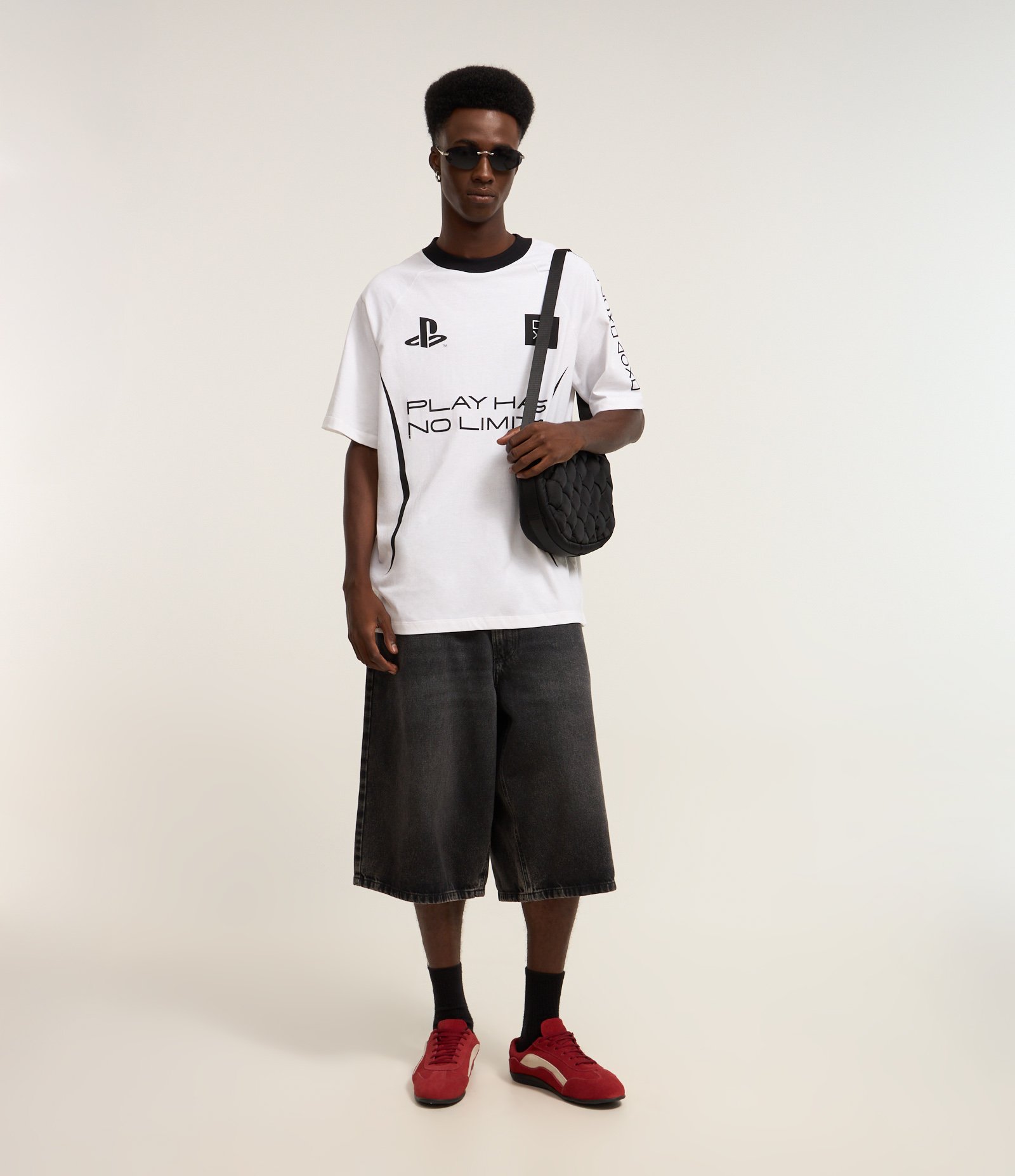 Camiseta Comfort Sportcore com Estampa Playstation Branco 6