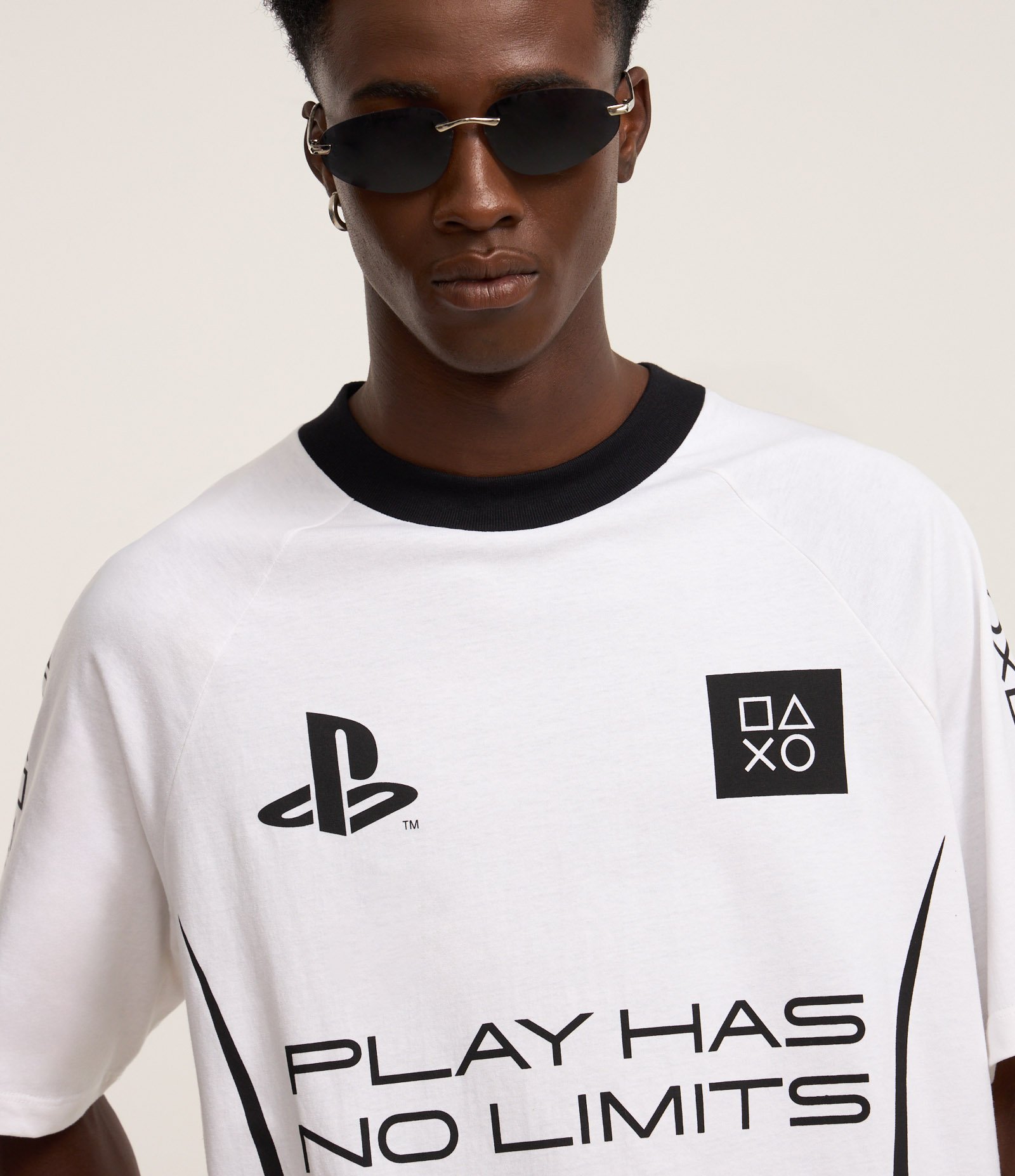 Camiseta Comfort Sportcore com Estampa Playstation Branco 7