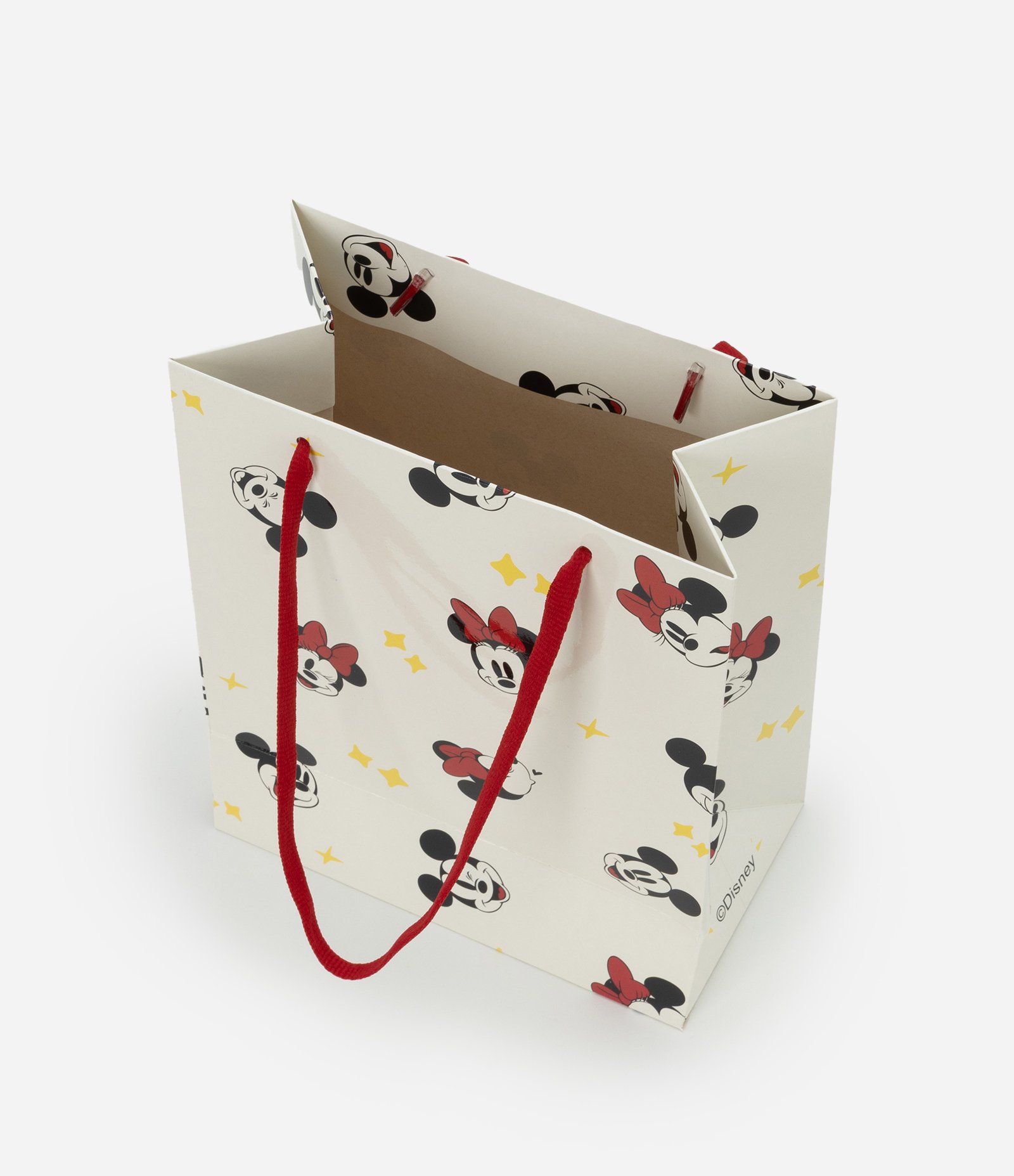 Embalagem de Presente Pequena do Mickey e Minnie Mouse Bege 3