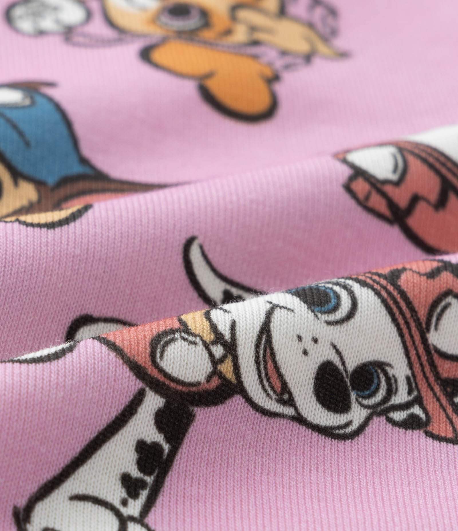 Pijama Infantil em Algodão com Estampa Patrulha Canina - Tam 2 a 6 Anos Rosa/Bege 8