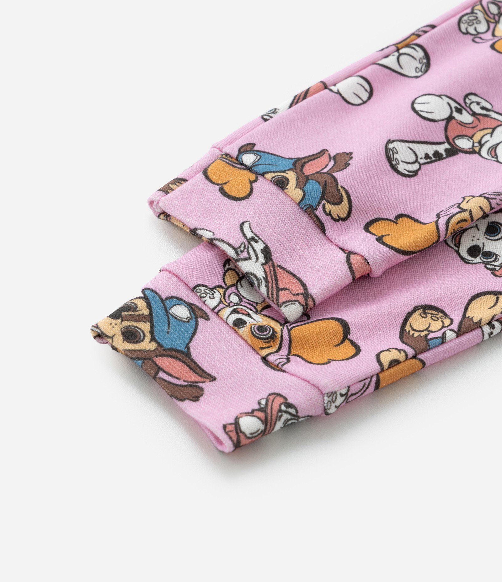 Pijama Infantil em Algodão com Estampa Patrulha Canina - Tam 2 a 6 Anos Rosa/Bege 9