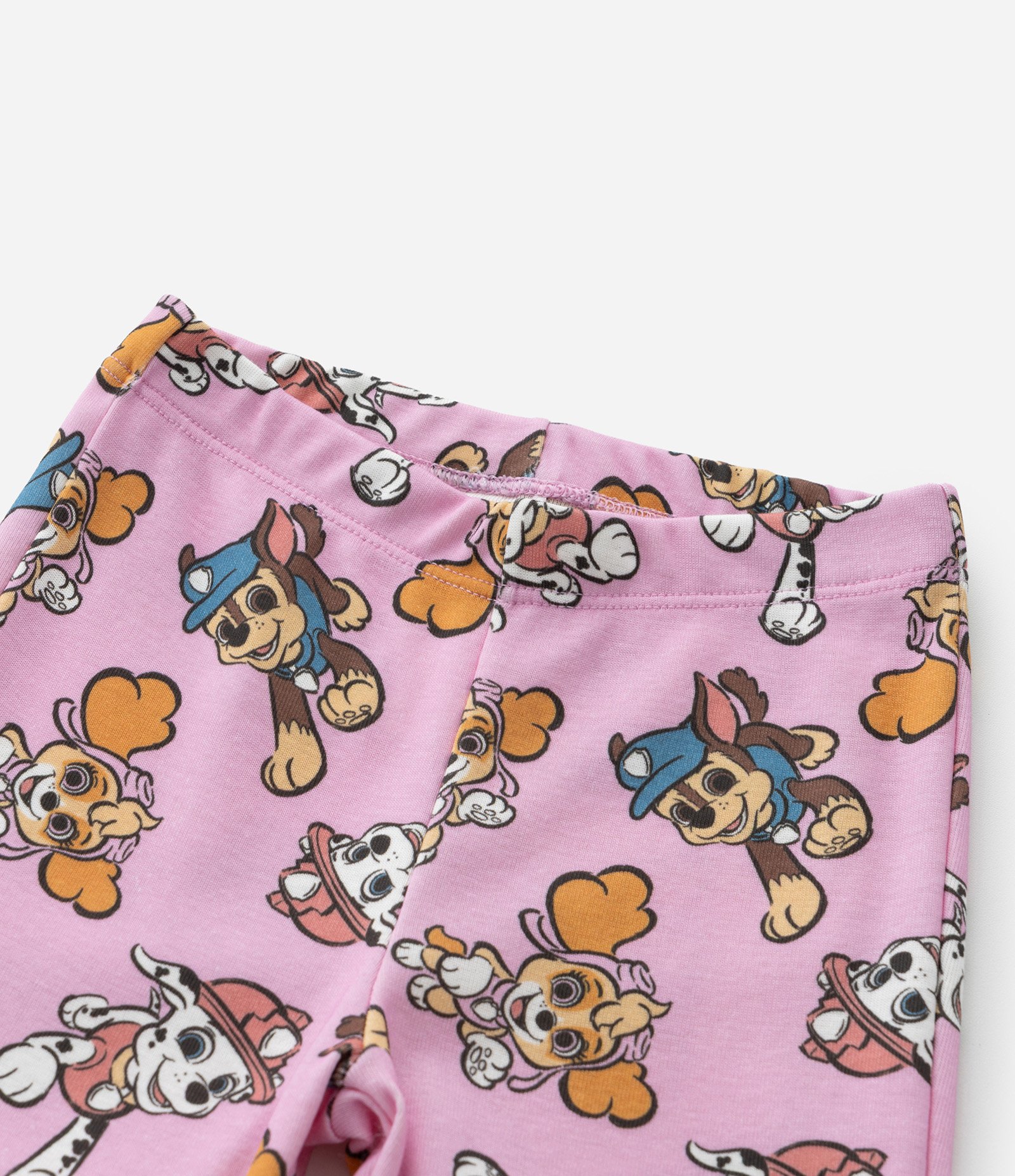 Pijama Infantil em Algodão com Estampa Patrulha Canina - Tam 2 a 6 Anos Rosa/Bege 10