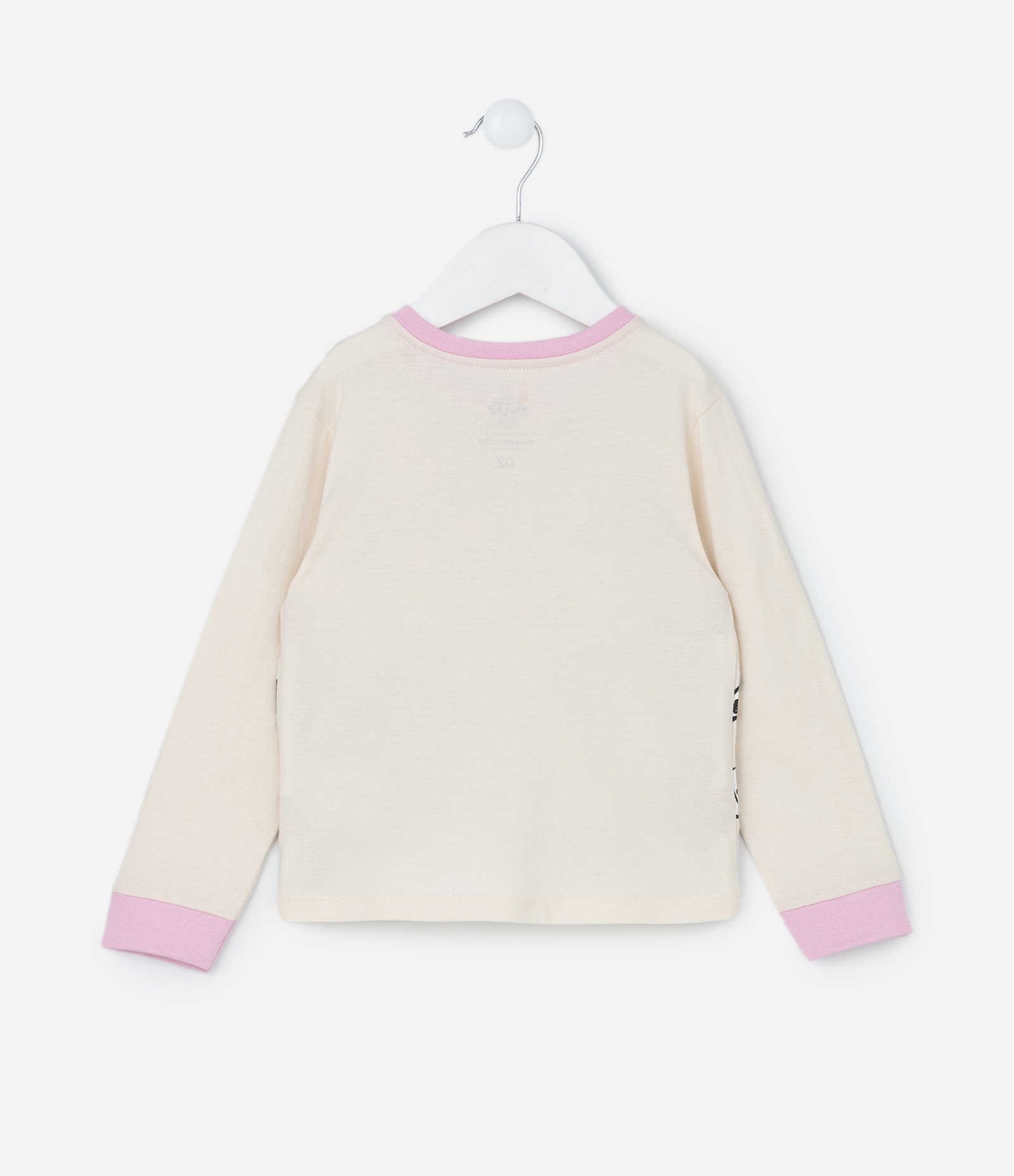 Pijama Infantil em Algodão com Estampa Patrulha Canina - Tam 2 a 6 Anos Rosa/Bege 3