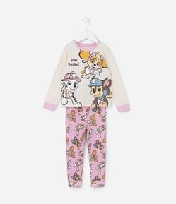 Pijama Infantil em Algodão com Estampa Patrulha Canina - Tam 2 a 6 Anos